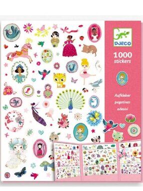 New sealed Djeco Stickers – 1000 Stickers For The Girls